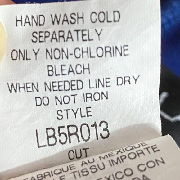 La Blanca Island Goddess Twist Front Shirred One Piece Swimsuit Navy Blue Size 6 - Picture 8 of 8